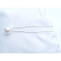 Spillone inmetallo per capelli con motivo in perla 